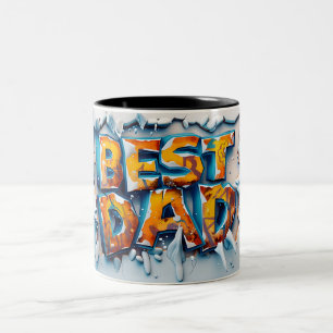 Bester Vater Zweifarbige Tasse