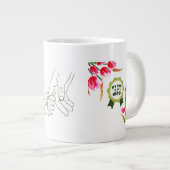 Bester Vatertag Geschenk Jumbo-Tasse (Vorderseite Rechts)