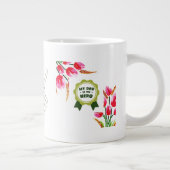 Bester Vatertag Geschenk Jumbo-Tasse (Rechts)