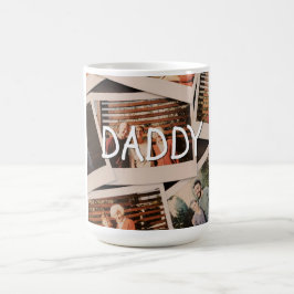 Bester Vatertag-Geschenk mit Familienfotos Kaffeetasse