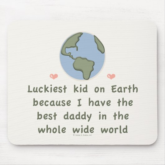 Bester Vati in der ganzen weiten Welt Mousepad (Vorne)