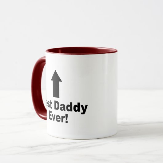 Bester Vati überhaupt Tasse (Vorderseite Links)