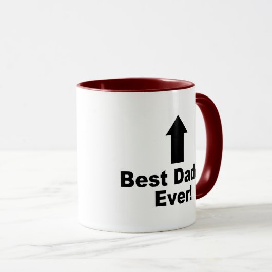 Bester Vati überhaupt Tasse (VorderseiteRechts)