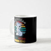 Bester veganer Katzenmutter-becher Kaffeetasse (Vorderseite Links)