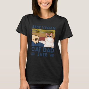 Bester Veganer Katzenvater Aller Zeiten  Veganer B T-Shirt