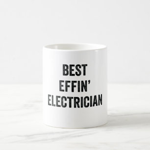 Bester verdammter Elektriker Kaffeetasse