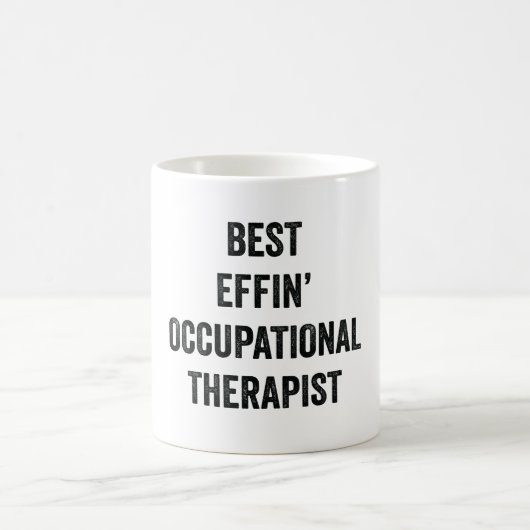 Bester verdammter Ergotherapeut Kaffeetasse (Mittel)
