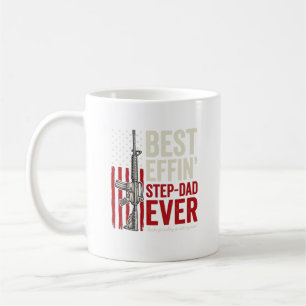 Bester verdammter Stiefvater ever Patrioten Vintag Kaffeetasse