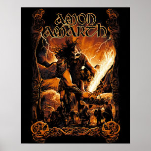 Bester Verkauf von Amon Amarth im Konzert Poster