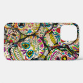 Bester Verkauf von Zucker-Schädelmuster Case-Mate iPhone Hülle (Rückseite (Horizontal))