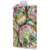 Bester Verkauf von Zucker-Schädelmuster Flachmann (Links)