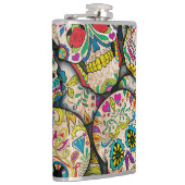 Bester Verkauf von Zucker-Schädelmuster Flachmann (Rechts)