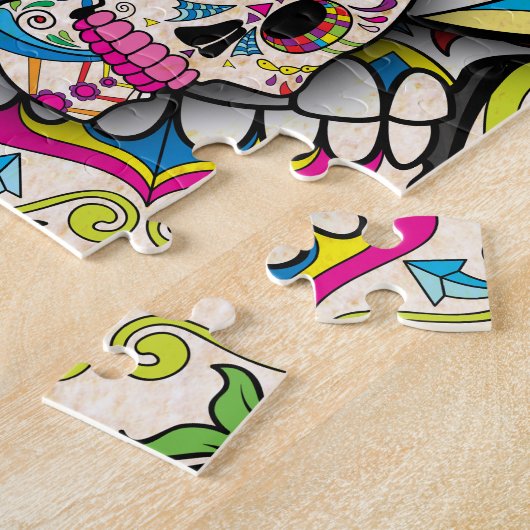 Bester Verkauf von Zucker-Schädelmuster Puzzle (Seite)