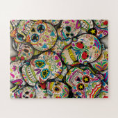 Bester Verkauf von Zucker-Schädelmuster Puzzle (Horizontal)