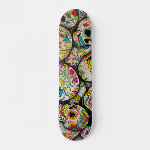 Bester Verkauf von Zucker-Schädelmuster Skateboard