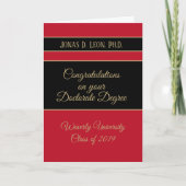 Bester Verkäufer! Doctorate Abschluss Card (Ph.D.) Karte (Vorderseite)