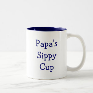 Bester Verkäufer! Papa-Schluckbecher-Tasse Zweifarbige Tasse