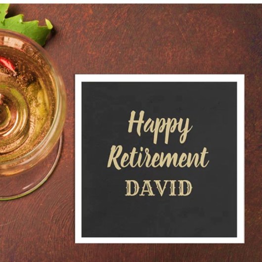 Bester Verkäufer! Personalisierte Ruhestandsnähten Serviette