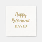 Bester Verkäufer! Personalisierte Ruhestandsnähten Serviette (Vorderseite)