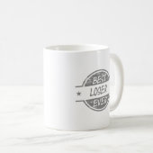 Bester Verlierer überhaupt grau Kaffeetasse (VorderseiteRechts)