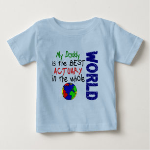 Bester Versicherungsmathematiker in der Welt Baby T-shirt