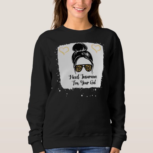 Bester Versicherungsvertreter jemals Versicherungs Sweatshirt (Vorderseite)