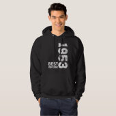 Bester Vintage 1953 Geburtstag Hoodie (Vorne ganz)