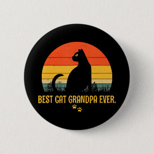 Bester Vintage-Katzen-Opa Aller Zeiten Geschenk fü Button