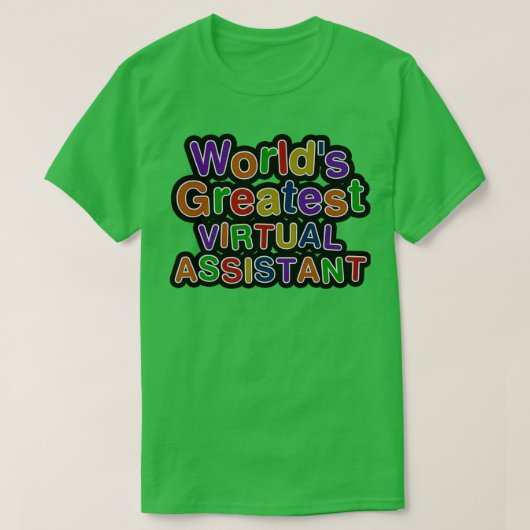 Bester Virtual Assistant von Worldx27 T-Shirt (Design vorne)