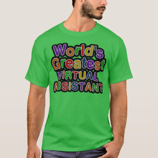 Bester Virtual Assistant von Worldx27 T-Shirt