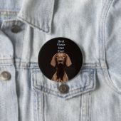 Bester Vizsla-Vater überhaupt Button (Beispiel)