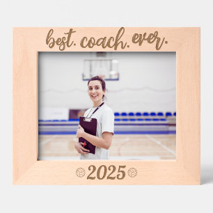 Bester Volleyball-Trainer Aller Zeiten Benutzerdef Geätzte Rahmen