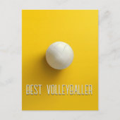Bester Volleyballer Postkarte (Vorderseite)