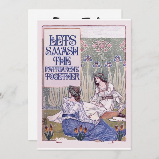 Bester weiblicher Freund Einladung (Vorne/Hinten)