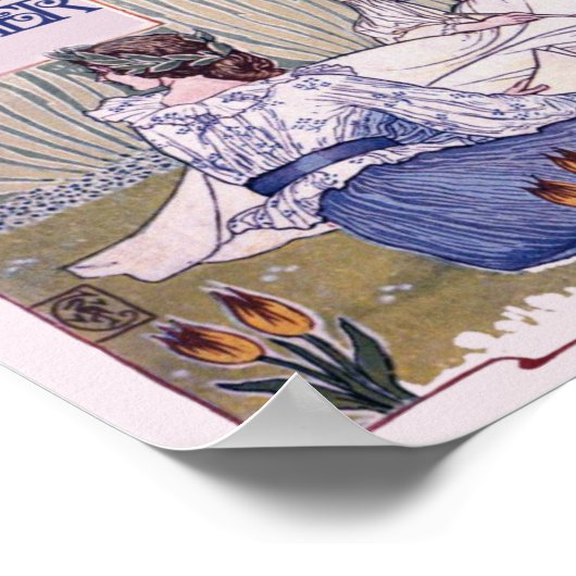 Bester weiblicher Freund Poster (Ecke)