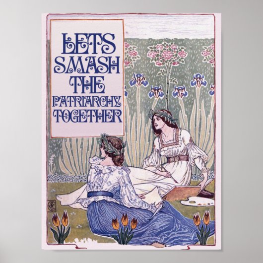 Bester weiblicher Freund Poster (Vorne)