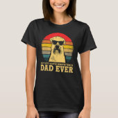 Bester weich überzogener Vater mit Terrier-Riese j T-Shirt (Vorderseite)