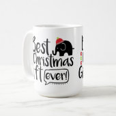 Bester Weihnachtsgeschenk Aller Zeiten Kaffeetasse (Vorderseite Links)