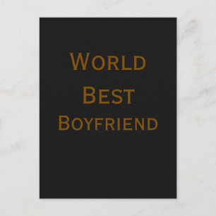 Bester Welt-Ehemann Freund Valentinstag m Postkarte