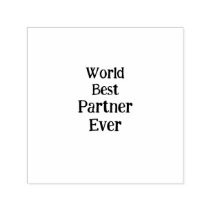 Bester Weltpartner ever Valentinstag Liebhaber Fre Permastempel