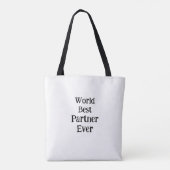 Bester Weltpartner ever Valentinstag Liebhaber Fre Tasche (Rückseite)