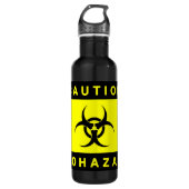 [Bester Wert-] Biogefährdung-Zombie-Warnung Edelstahlflasche (Vorderseite)