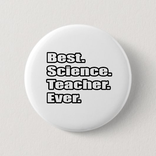 Bester Wissenschaftslehrer je Button (Vorderseite)