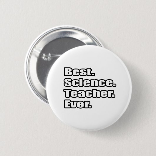Bester Wissenschaftslehrer je Button (Vorne & Hinten)