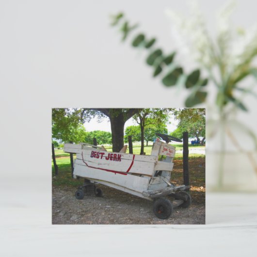 Bester Witz Postkarte (Stehend Vorderseite)