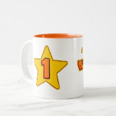 Bester Wrestler Zweifarbige Tasse (Vorderseite Links)