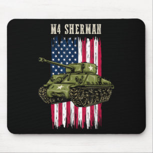 Bester Ww2 Tank M4 Sherman A Wwii Army Tank für Mi Mousepad