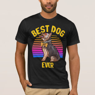 Bester Yorkshire Terrier Hund Aller Zeiten Retro T-Shirt