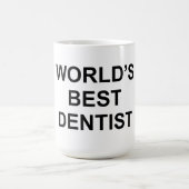 Bester Zahnarzt der Welt Kaffeetasse (Mittel)