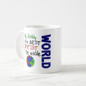 Bester Zahnarzt in Welt 2 (Vati) Kaffeetasse (Vorderseite Links)